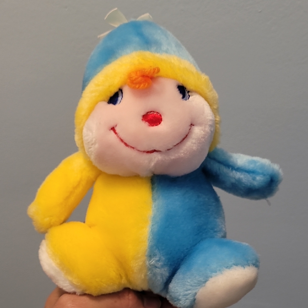 Gund Two-Tone Blue and Yellow Plush Baby Doll